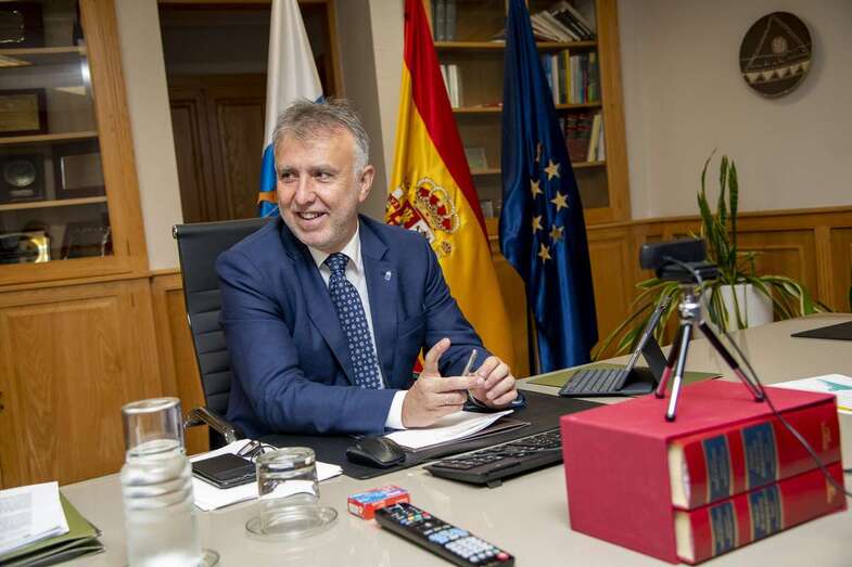 Torres asistió a la XI videoconferencia del presidente Pédro Sánchez con el resto de presidentes autonómicos (Foto TA)